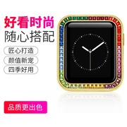 适用苹果手表iwatch9/8/7/6代/4/3/2/1保护壳套硬壳apple watch5全包serie表壳镶钻边框超薄防摔44/42/40mm38