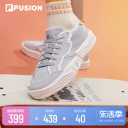 filafusion斐乐popⅡ女鞋复古帆布鞋2023秋季休闲板鞋运动鞋
