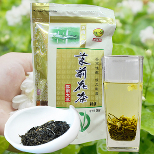 云南大叶茉莉花茶新茶特级浓香型250g袋装，香高味醇经久耐泡长城茶