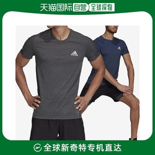 韩国直邮Adidas 短袖T恤 运动服 功能性 凉爽的 肌肉版型 T恤