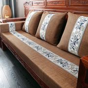 老旧款木沙发垫冬季红木实木沙发坐垫防滑加厚高密度海绵垫老式座