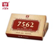 大益普洱茶7562熟茶砖茶250g云南茶砖2022年2201批次勐海茶厂茶砖