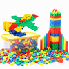 儿童塑料拼插火箭子弹头，积木3-6岁幼儿园男女孩，早教拼装益智玩具