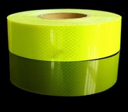 荧光黄绿色(黄绿色)反光贴车身，安全警示胶带条校车专用反光膜
