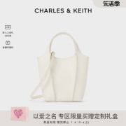 CHARLES&KEITH夏季CK2-51220011-1简约通勤手提托特包女包送妈妈