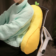 定制人体工学靠垫抱枕办公室护腰靠背垫护腰椅子靠垫久坐腰垫座椅