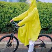 天伞山地自行车单车骑行雨衣，成人男女学生专用单人，全身防暴雨雨披