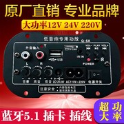 大功率蓝牙音响电脑音箱功放板12v24v车载低音炮主板套件改装通用