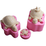 乌龟海龟金钱龟动物翻糖硅胶模具，diy慕斯蛋糕巧克力烘焙卡通大号