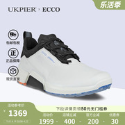 Ecco爱步男鞋2024春夏高尔夫球鞋 系带防滑运动休闲鞋108514