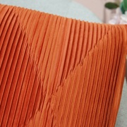 菱形压绉北欧现代复古天鹅绒抱枕客厅沙发民宿，样板房橙色蓝色靠垫