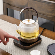 高硅玻璃提梁茶壶煮茶器新中式智能，套装家用玻璃，煮茶烧水壶电陶炉