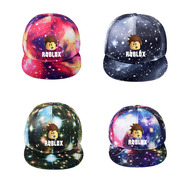 roblox帽子游戏周边五色，星空帽子应援韩版棒球帽平沿帽男女鸭舌帽