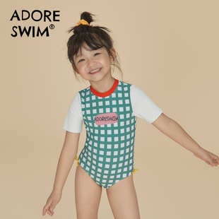 爱多尔女孩子游泳衣，小童女宝宝泳裤防晒海边泳装，女童2024泳衣