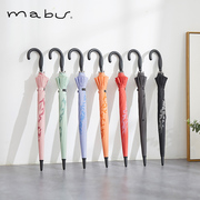 日本进口品牌mabu长柄伞，半自动雨伞晴雨伞遮阳伞，太阳伞男女商务伞