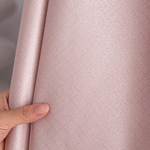 粉色黑丝全遮光高精密(高精密)窗帘布料，99%卧室酒店工程隔热隔音降噪简约