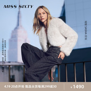 土耳其牛仔Miss Sixty2023秋季牛仔裤女低腰阔腿复古街头