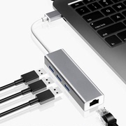 适用苹果电脑老款macbookairpro笔记本usb拓展坞千兆网卡网线，接口转接头usb3.0转换器hub分线器扩展坞