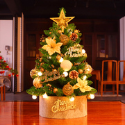迷你小型圣诞树家用套餐圣诞节装饰品礼物桌面创意摆件