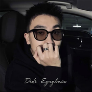 韩国潮牌墨镜ins复古茶色男士，开车防紫外线，太阳镜女时尚方框眼镜