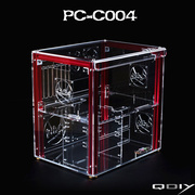 全透明机箱电脑机箱个性，水冷机箱亚克力机箱pc-c004q