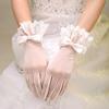 直供新娘结婚婚纱手套，晚装礼服蕾丝短分，指装饰手套