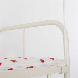 上铺白色烤漆寝室床架学生床帘用安全支架加粗蚊帐架子杆子