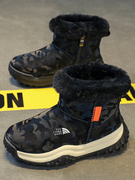 男童雪地靴冬季2023加绒加厚儿童靴子，防水防滑男孩东北大棉鞋
