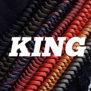 King原创相机背带粗绳手缝皮套款复古手工编织适用于富士索尼