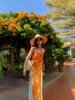 泰国旅游度假拍照穿搭套装，女夏季吊带，小背心气质扎染半身裙两件套