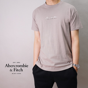 美国abercrombiefitch男士af夏季宽松柔软全棉圆领，短袖t恤