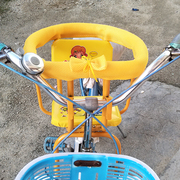 自行车儿童座椅两用安全前置坐椅宝宝，单车前(单车前，)挂婴儿小孩后置