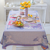 瑞典ekelund全棉提花桌布，欧式田园餐台布，户外花园艺术油画布艺