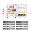 。70120升全冷冻冰箱单门小型冷冻柜，立式母乳茶叶冷冻箱家用小冰