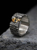 DAMAI原创设计 骷髅戒指男士复古925纯银ins潮男个性单身指环