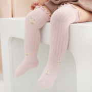 2022秋冬儿童长筒袜女童，袜子松口堆堆木，耳边宝宝婴儿过膝袜子