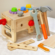 儿童仿真修理工具箱幼儿园宝宝，早教益智力，拧螺丝组装螺母拼装玩具