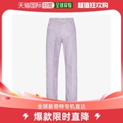 香港直邮潮奢fendi男士长裤淡紫色牛仔长裤