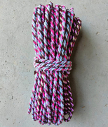 花布绳布条绳捆绑扎10-30毫米加粗布绳50米手工拔河花色棉绳