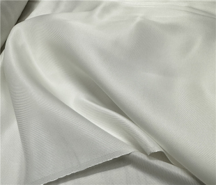 进口本白色宽幅重磅28姆米斜纹真丝棉面料衬衫连衣裙设计师布料