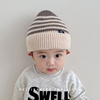 婴儿帽子秋冬季男女宝宝针织帽可爱超萌新生婴幼儿冬款保暖毛线帽