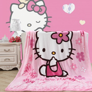 儿童卡通珊瑚绒毯子毛毯，被子可爱卡通，hellokitty猫空调毯法莱绒被