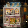 智趣屋diy小屋模型别墅浪漫城堡手工拼装房子建筑玩具生日礼物女
