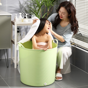 儿童洗澡桶可坐浴桶小孩泡澡桶，婴儿游泳桶，家用洗澡盆宝宝洗澡神器
