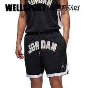jordan男子运动休闲夏季网眼透气速干针织，印花篮球短裤dm1415-010
