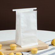 铁丝封口冰面包纸袋冰淇淋包牛皮纸袋烘焙包装简约包装纸食品