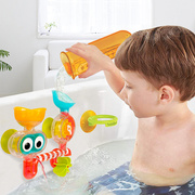 yookidoo幼奇多儿童洗澡玩具宝宝，浴缸玩水花洒水车，浴室戏水泡澡中