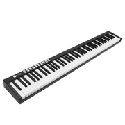便携钢琴88键电子钢琴加厚手卷，式折叠电子琴蓝牙midi键盘蓝牙充电