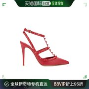 99新未使用香港直邮Valentino 华伦天奴 女士 铆钉尖头高跟鞋