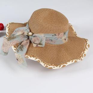 女帽子洋气时髦大沿时尚透气百搭出游太阳帽夏季海边沙滩防晒户外
